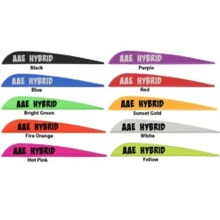 AAE Hybrid 40 100 Pack Archery Vanes